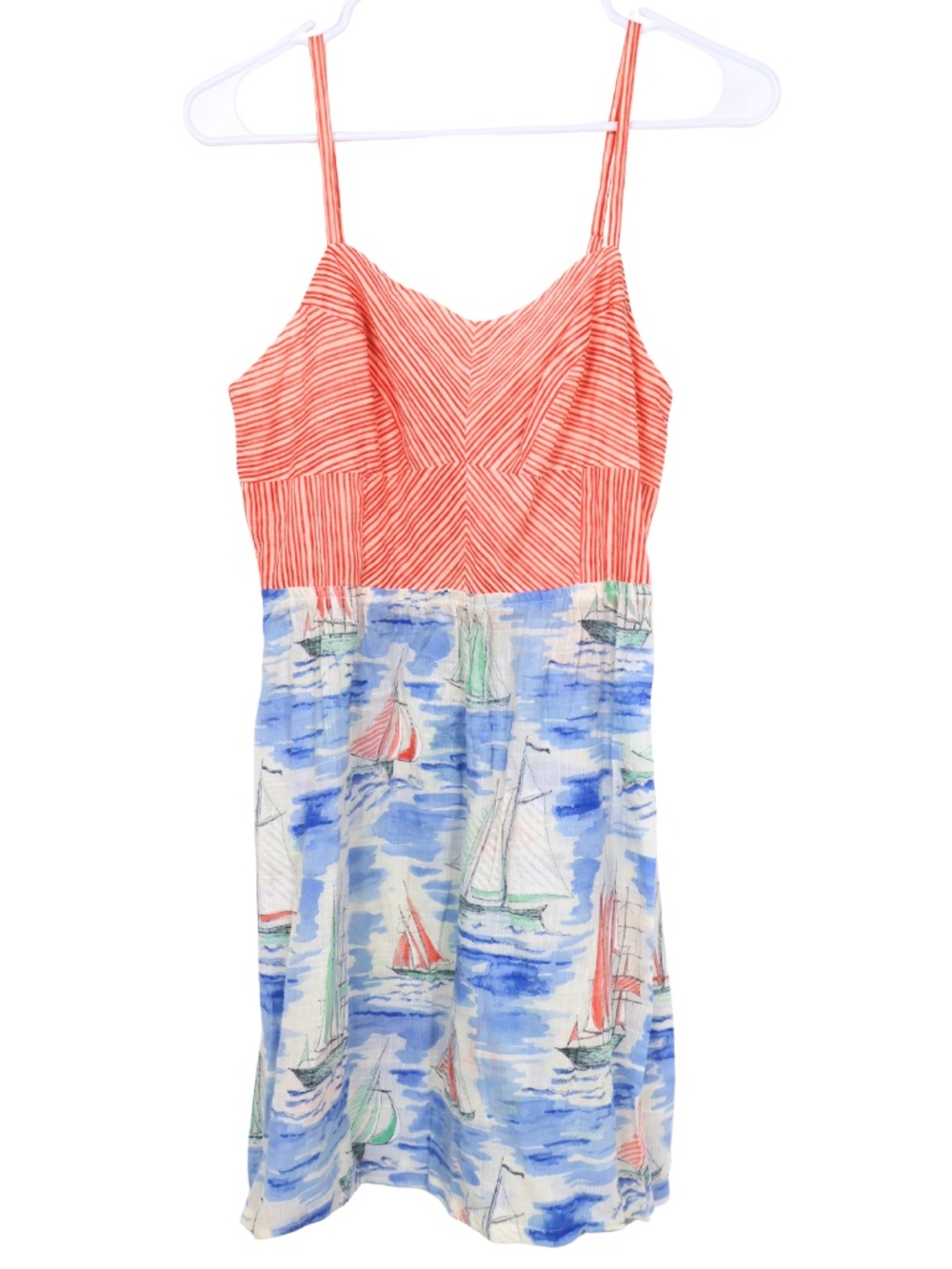 Anthropologie Eloise Sailor Dress Small Nautical Fit Flare Dress